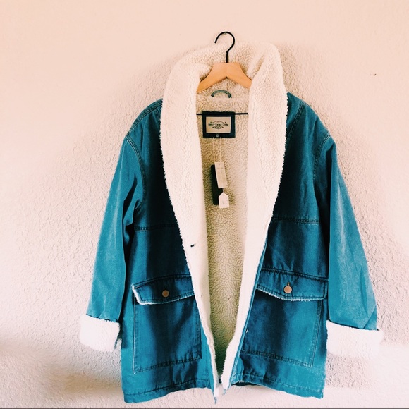ashley vintage charm denim jacket with hood